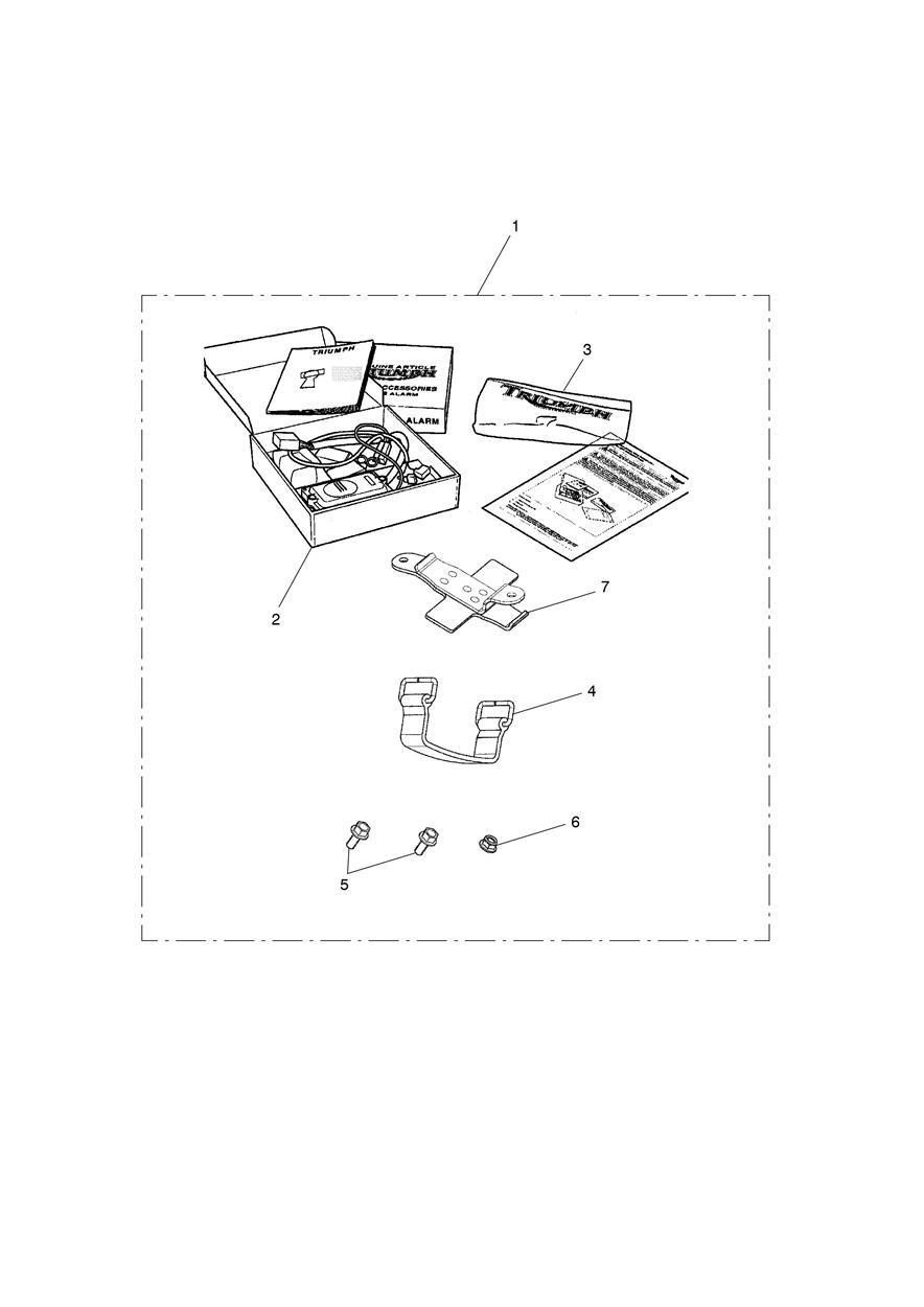 Alarm Kit, SRA Approved exploded diagram