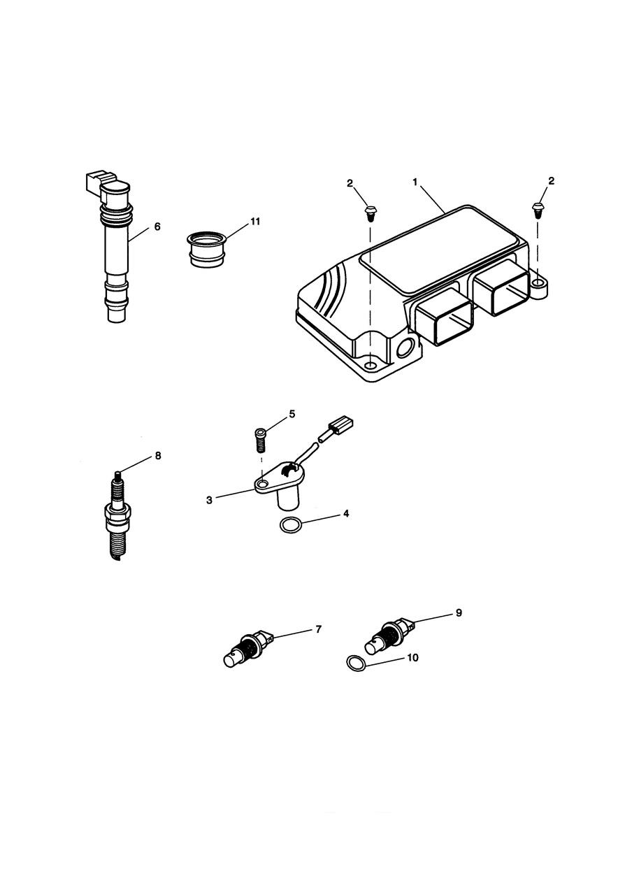 Engine Management System exploded diagram