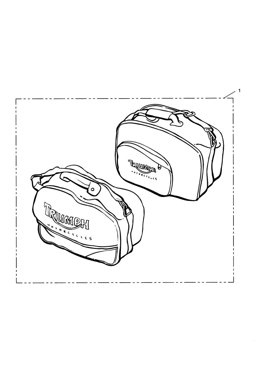 Pannier Inner Bag Kit exploded diagram