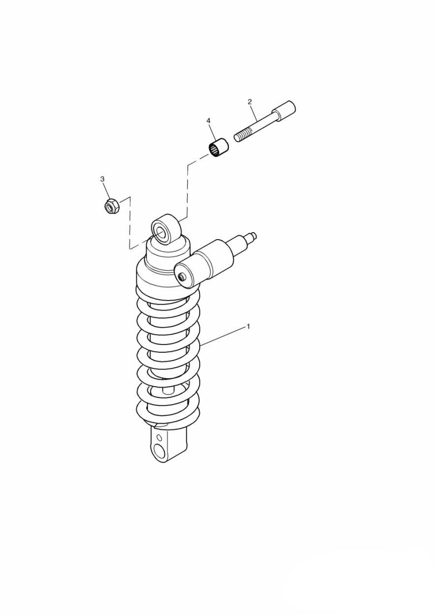 Rear Suspension Unit exploded diagram