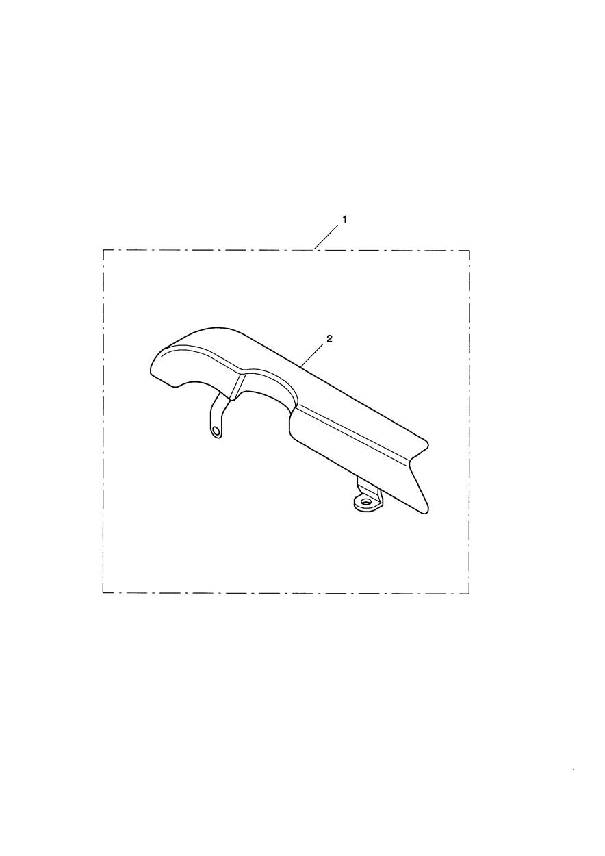 Chrome Chain Guard exploded diagram