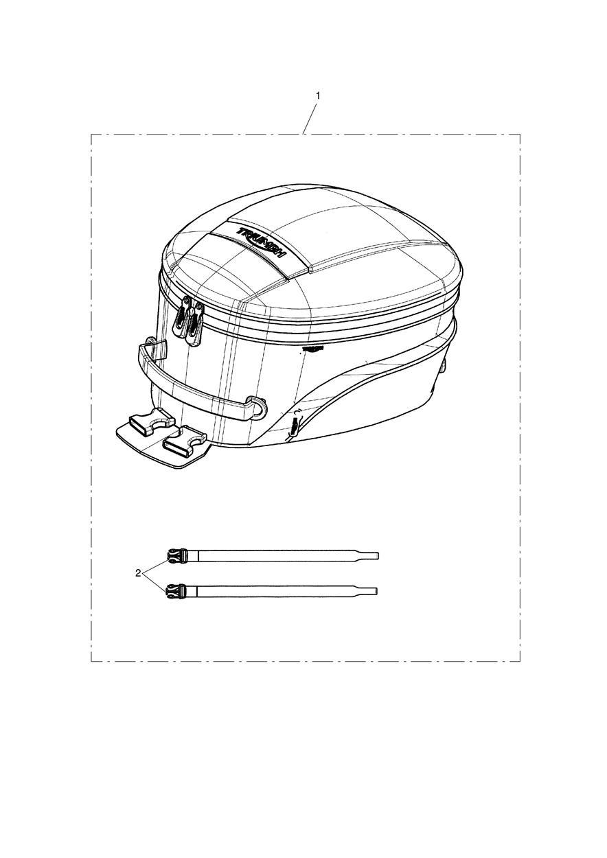Tank Bag, 15-20L exploded diagram
