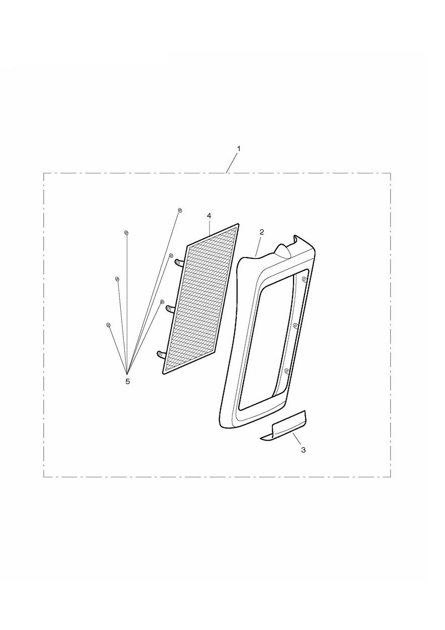 Radiator Covers exploded diagram