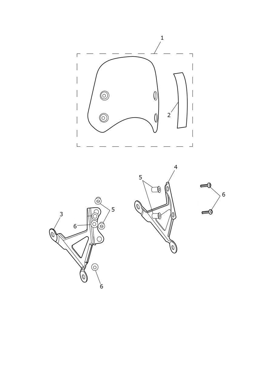 Screen exploded diagram