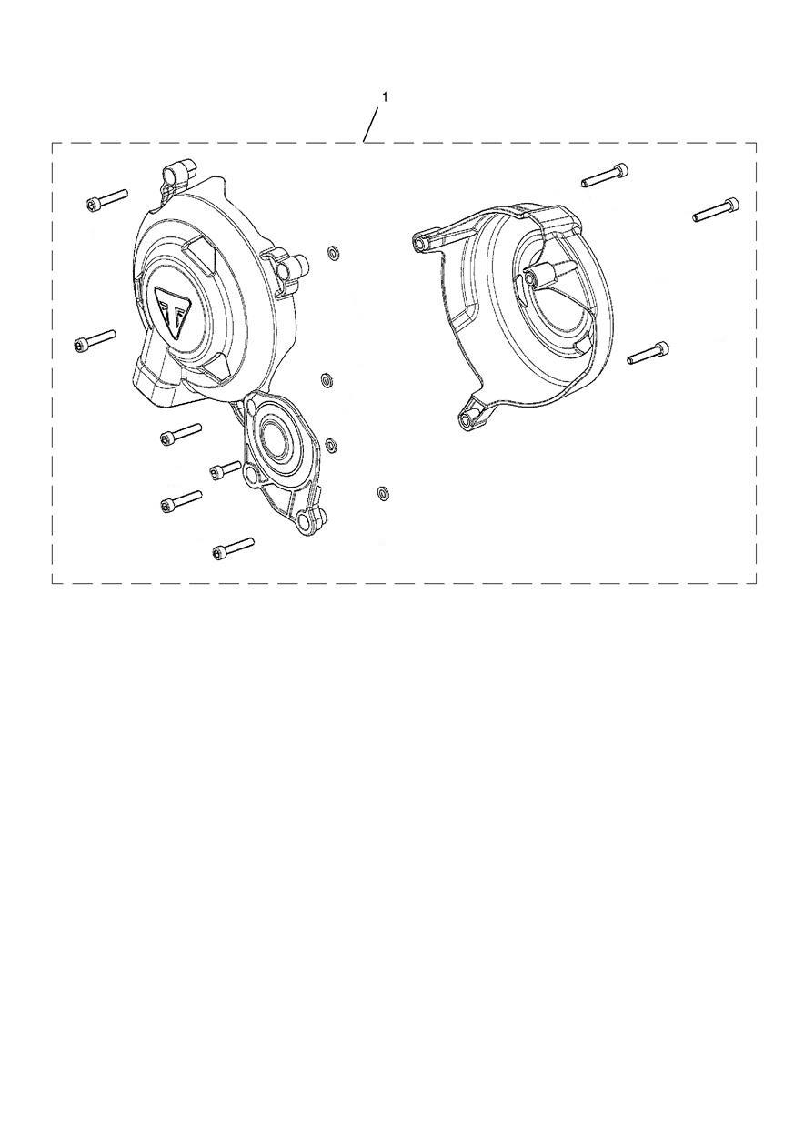 Protector Kit, Engine Covers exploded diagram