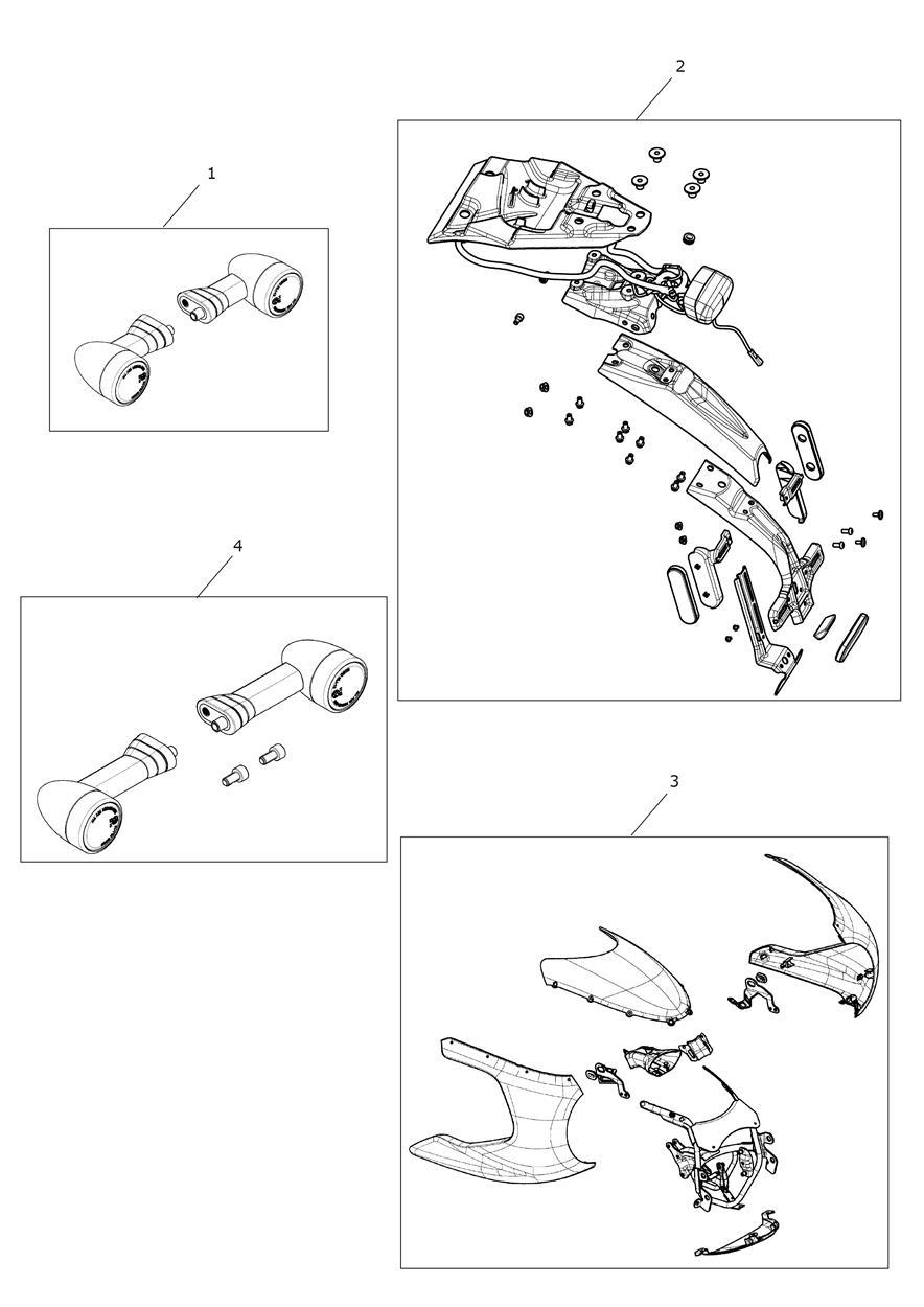 Thruxton (Storm Grey) exploded diagram