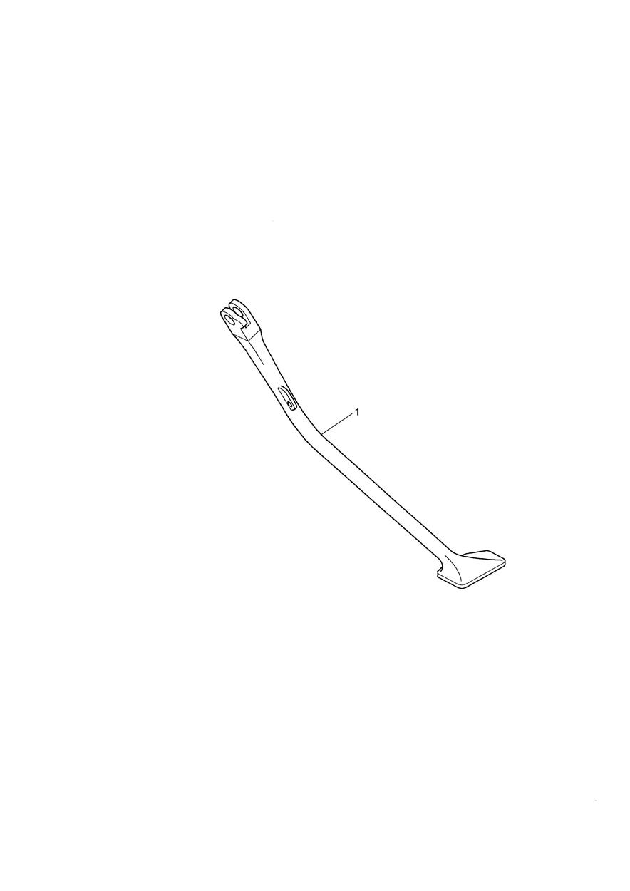 Chrome Side Stand exploded diagram