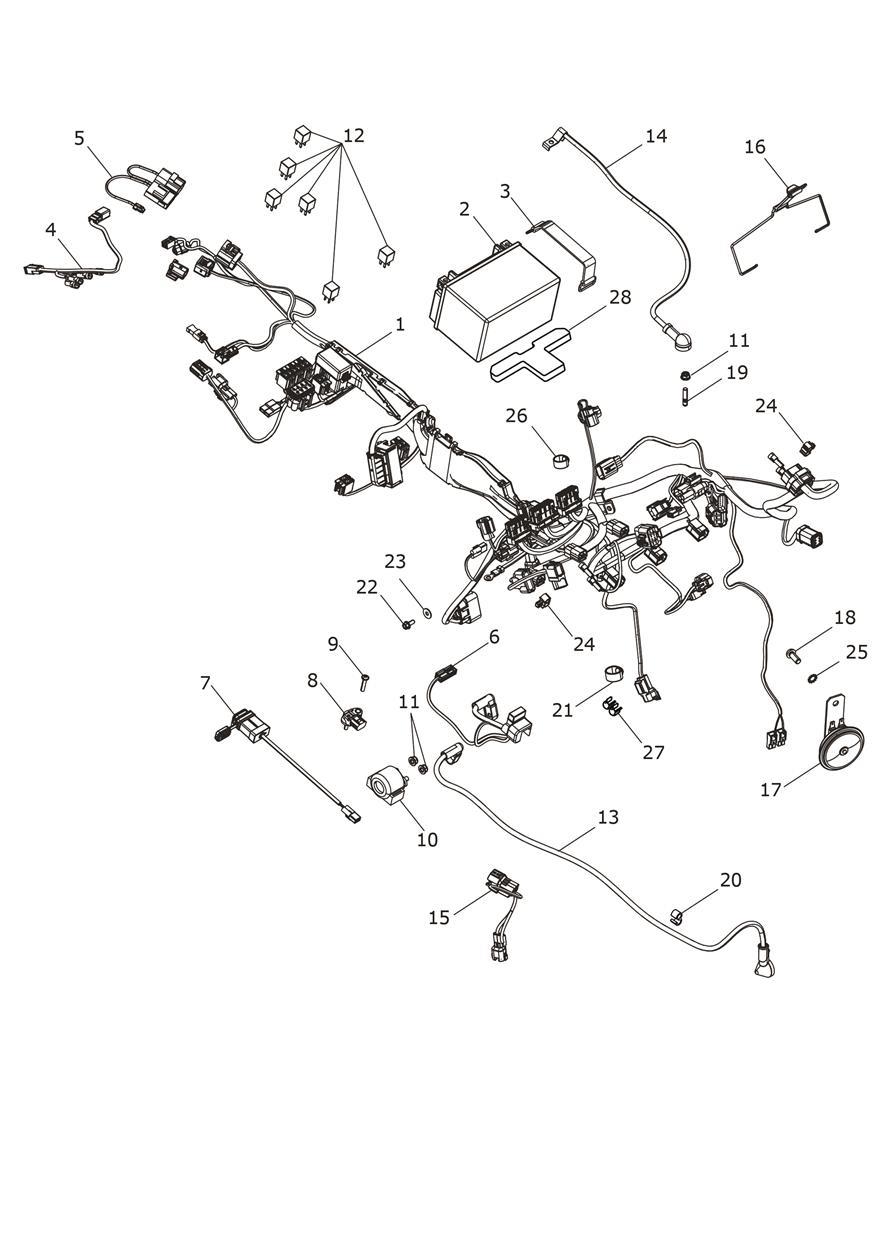 Electrical System exploded diagram