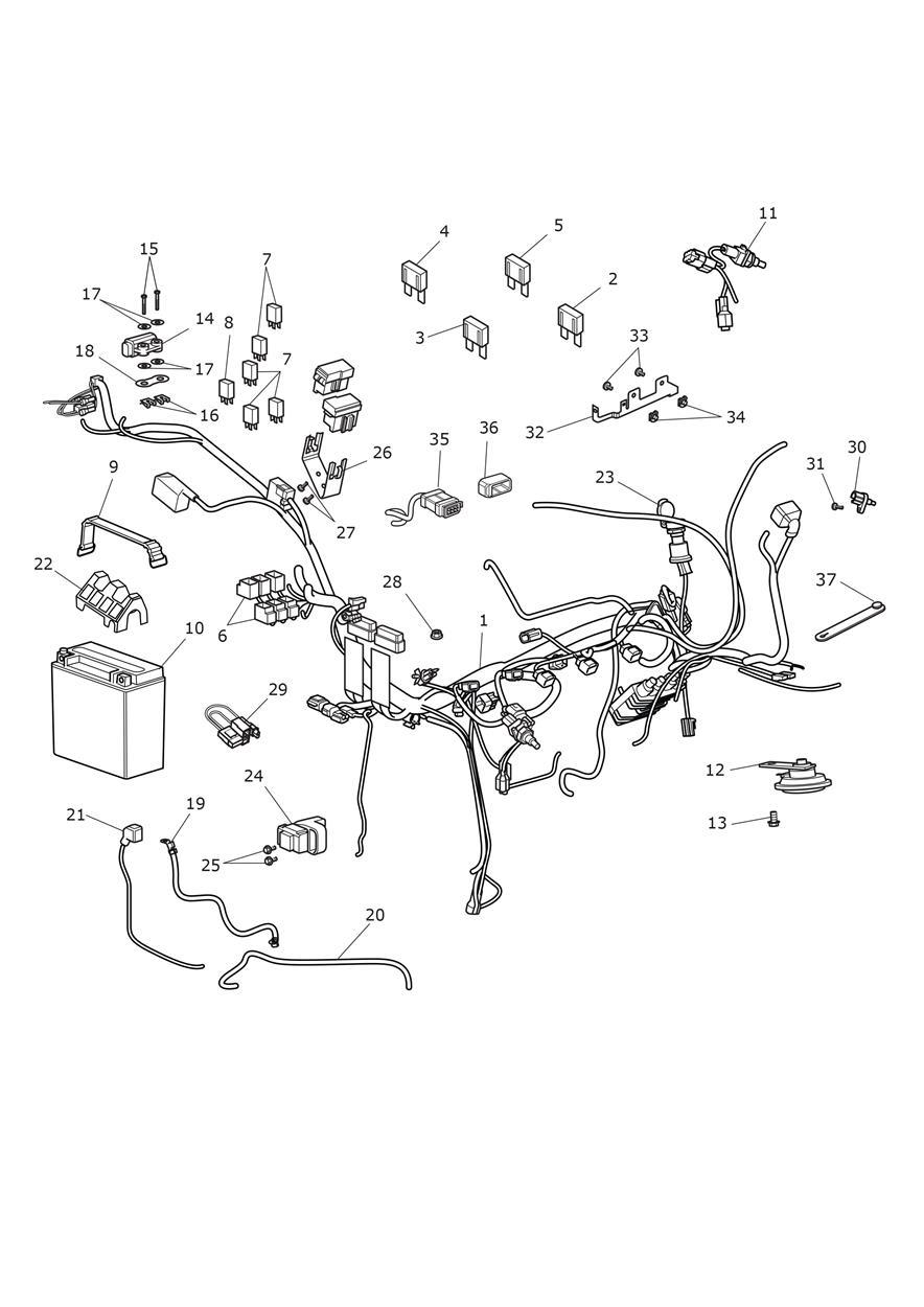 Electrical Equipment exploded diagram