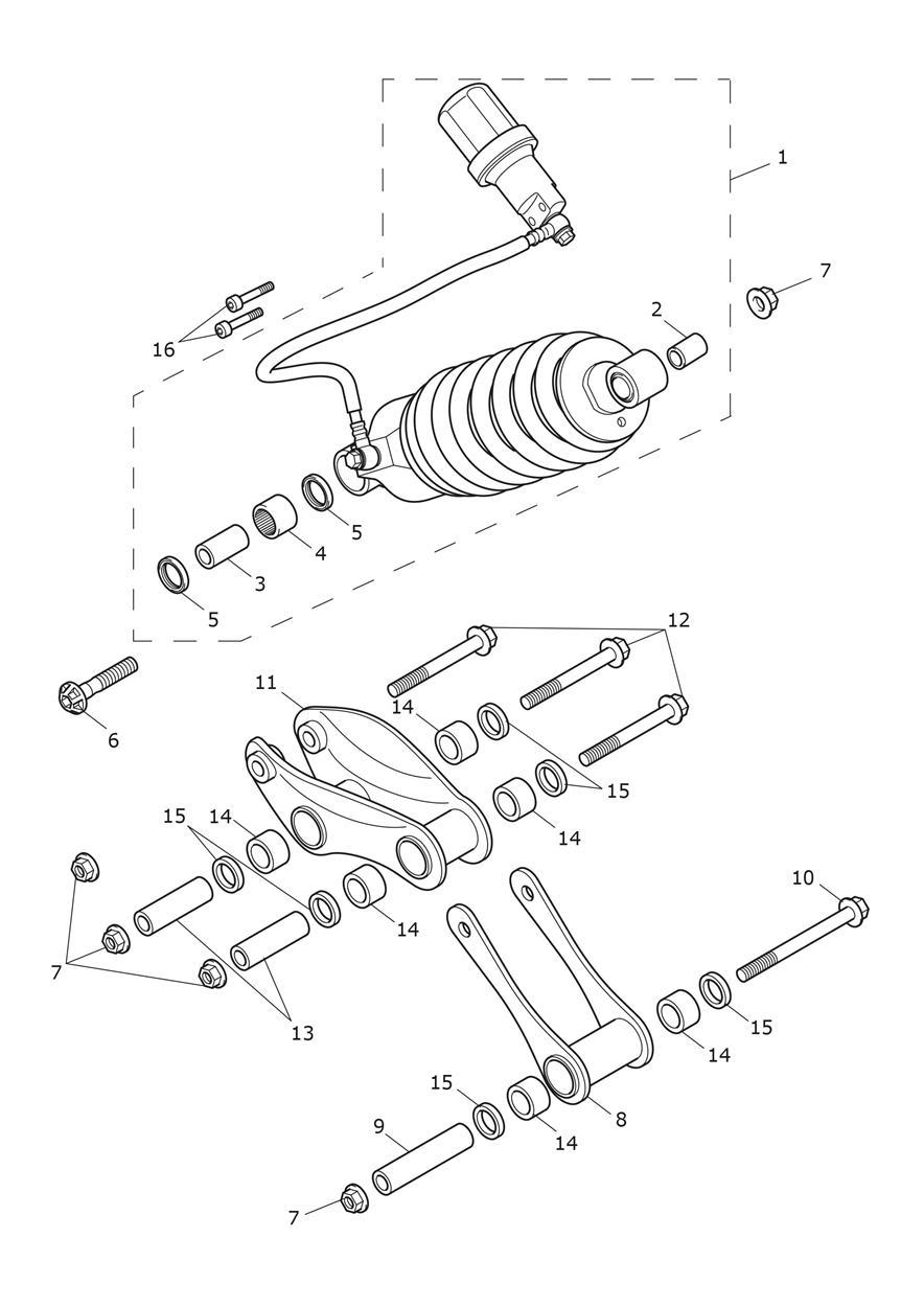 RSU and Linkage exploded diagram