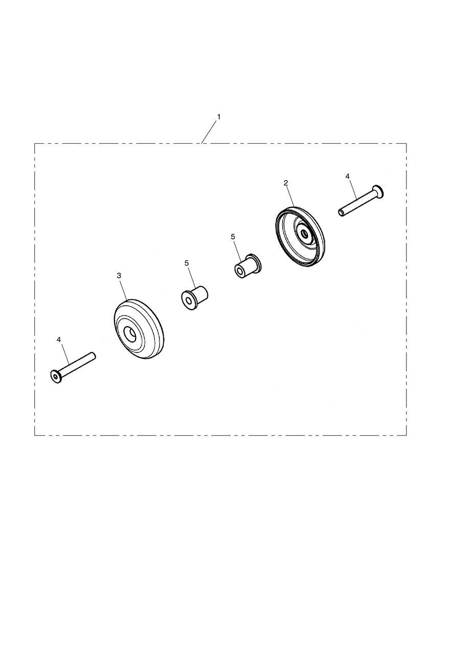 Swing Arm Pivot Cover Kit, Silver exploded diagram