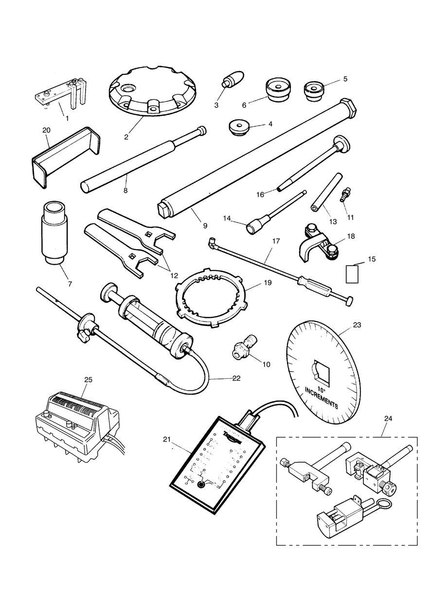 Service Tools exploded diagram