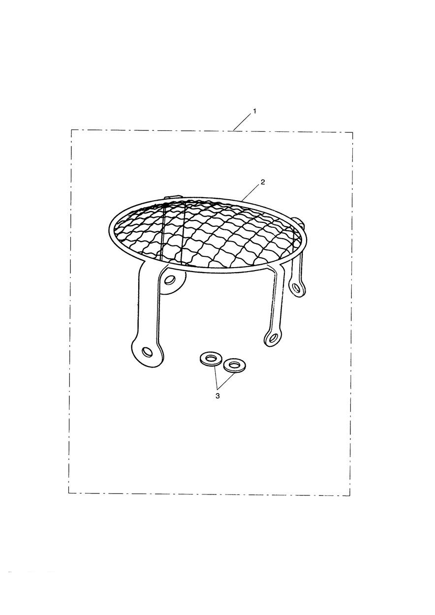 Headlamp Grille Kit exploded diagram
