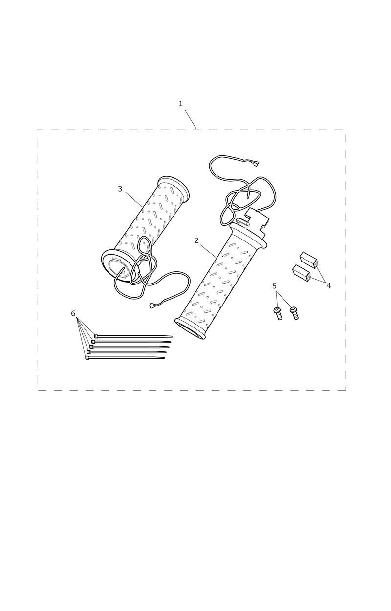 Heated Grip Kit exploded diagram