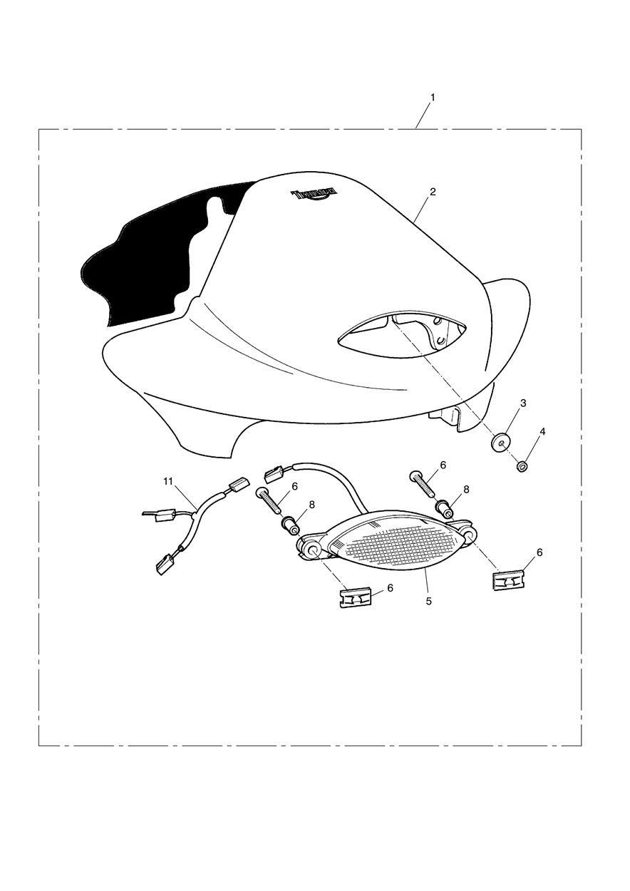Cockpit exploded diagram