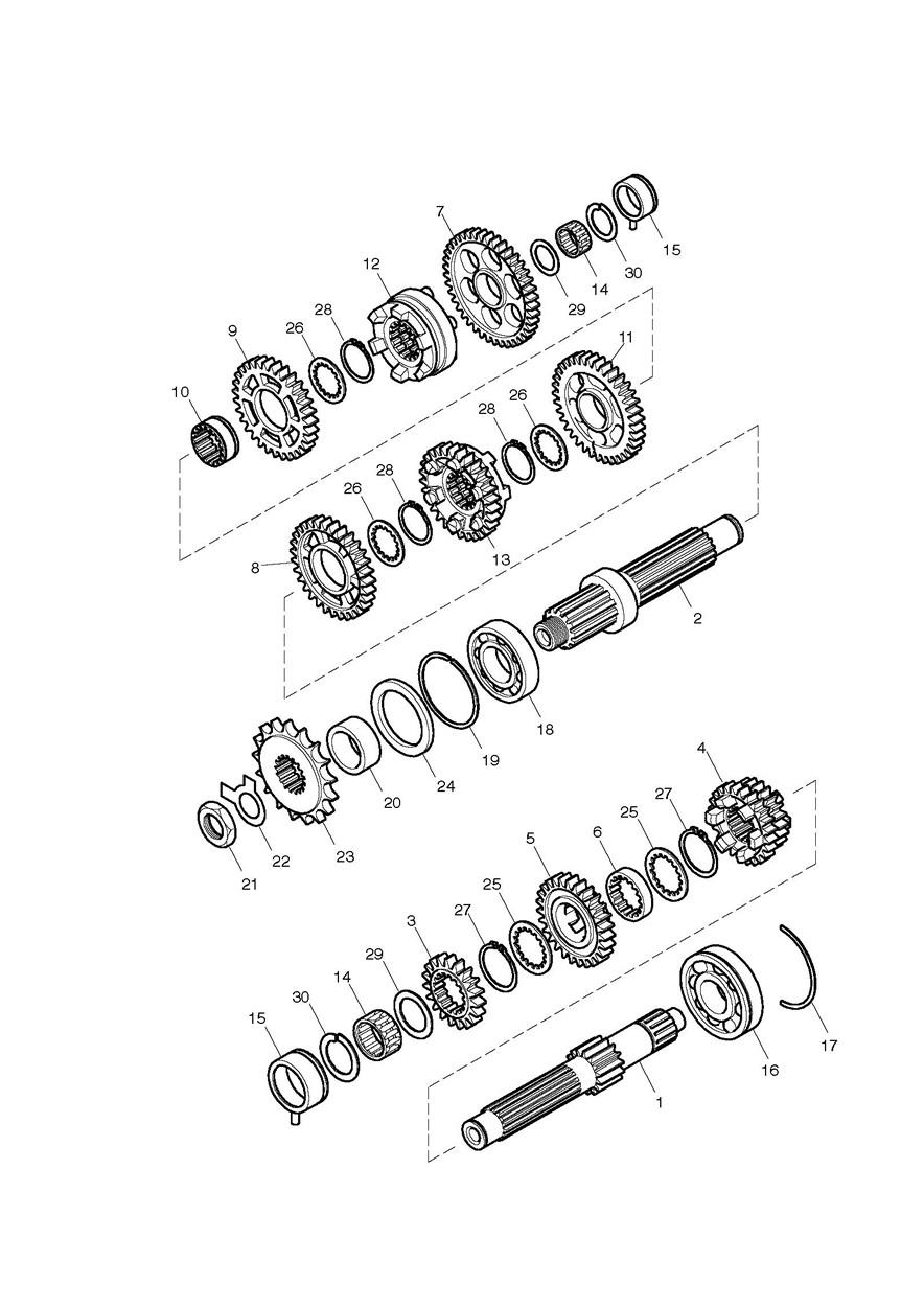 Transmission exploded diagram