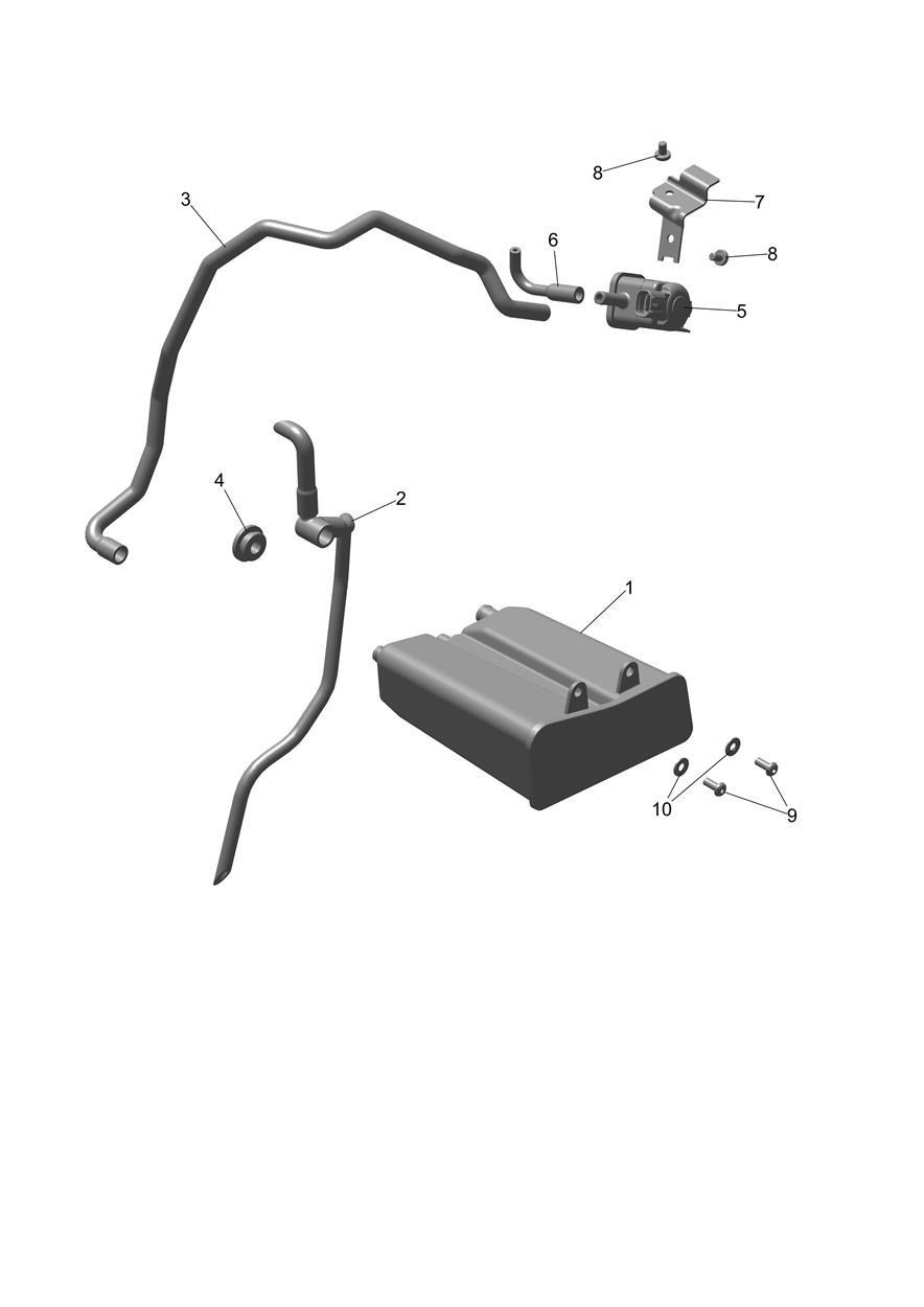 Evap System exploded diagram