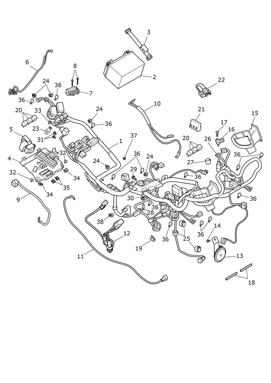 Electrical System exploded diagram