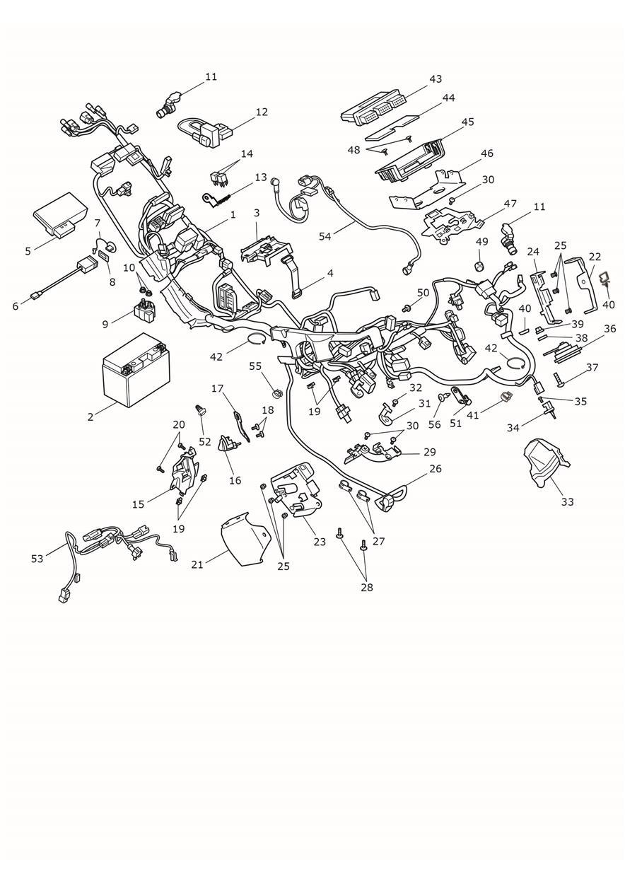 Electrical Section exploded diagram