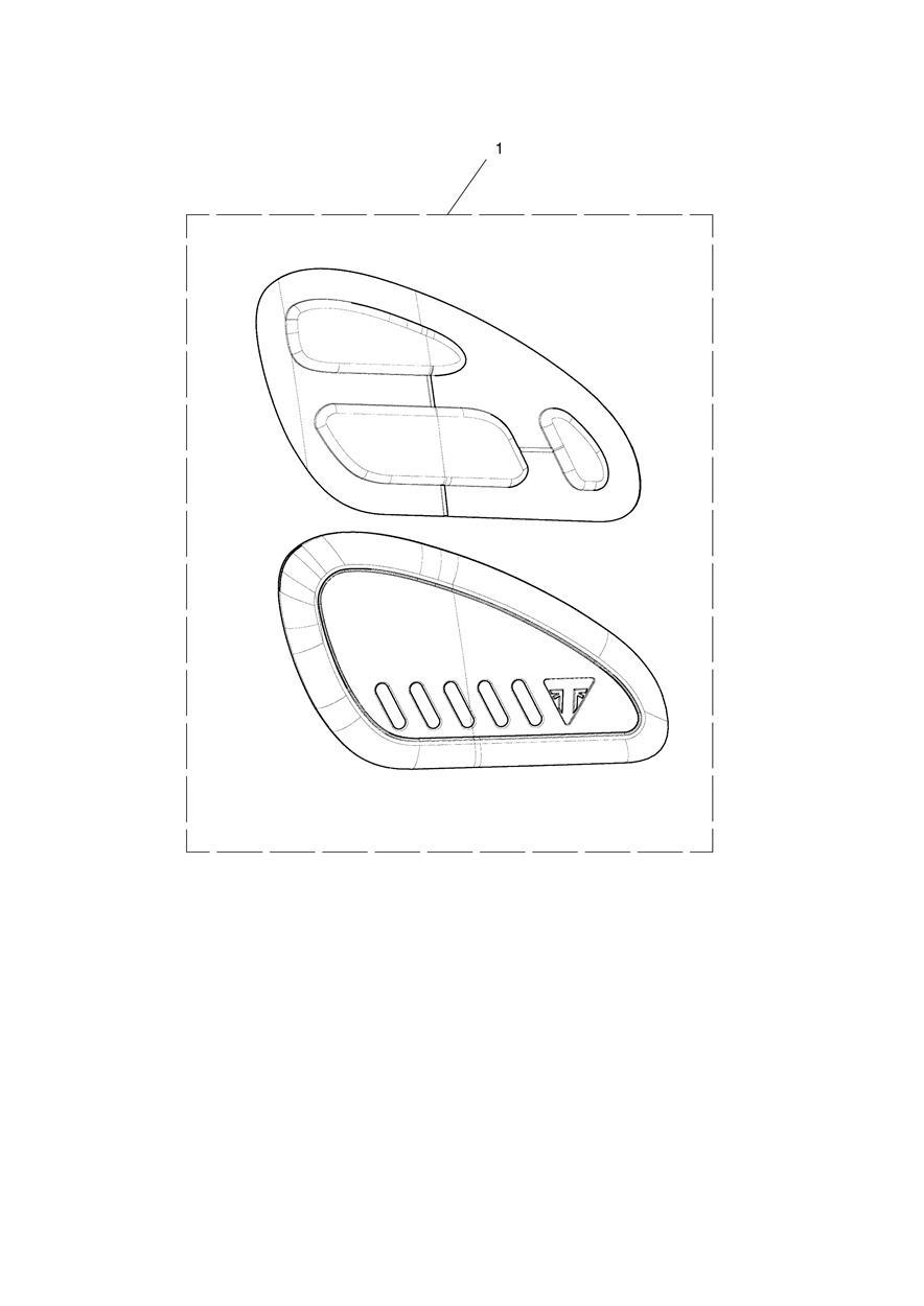 Knee Pad Kit exploded diagram