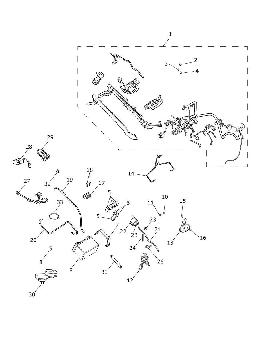 Electrical Equipment exploded diagram