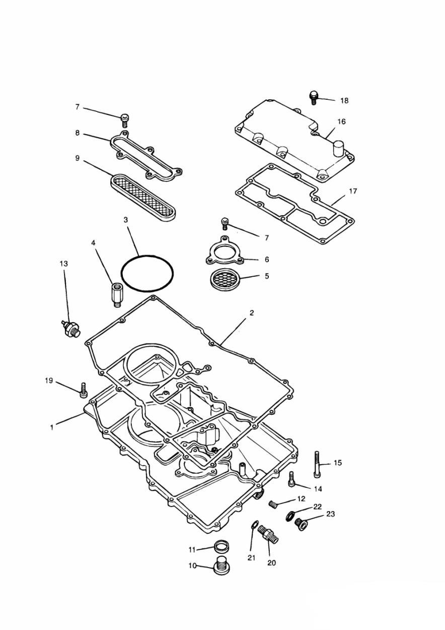 Sump exploded diagram