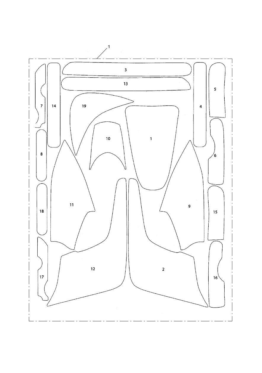 Paint Protection Kit, Type 10, Gloss exploded diagram
