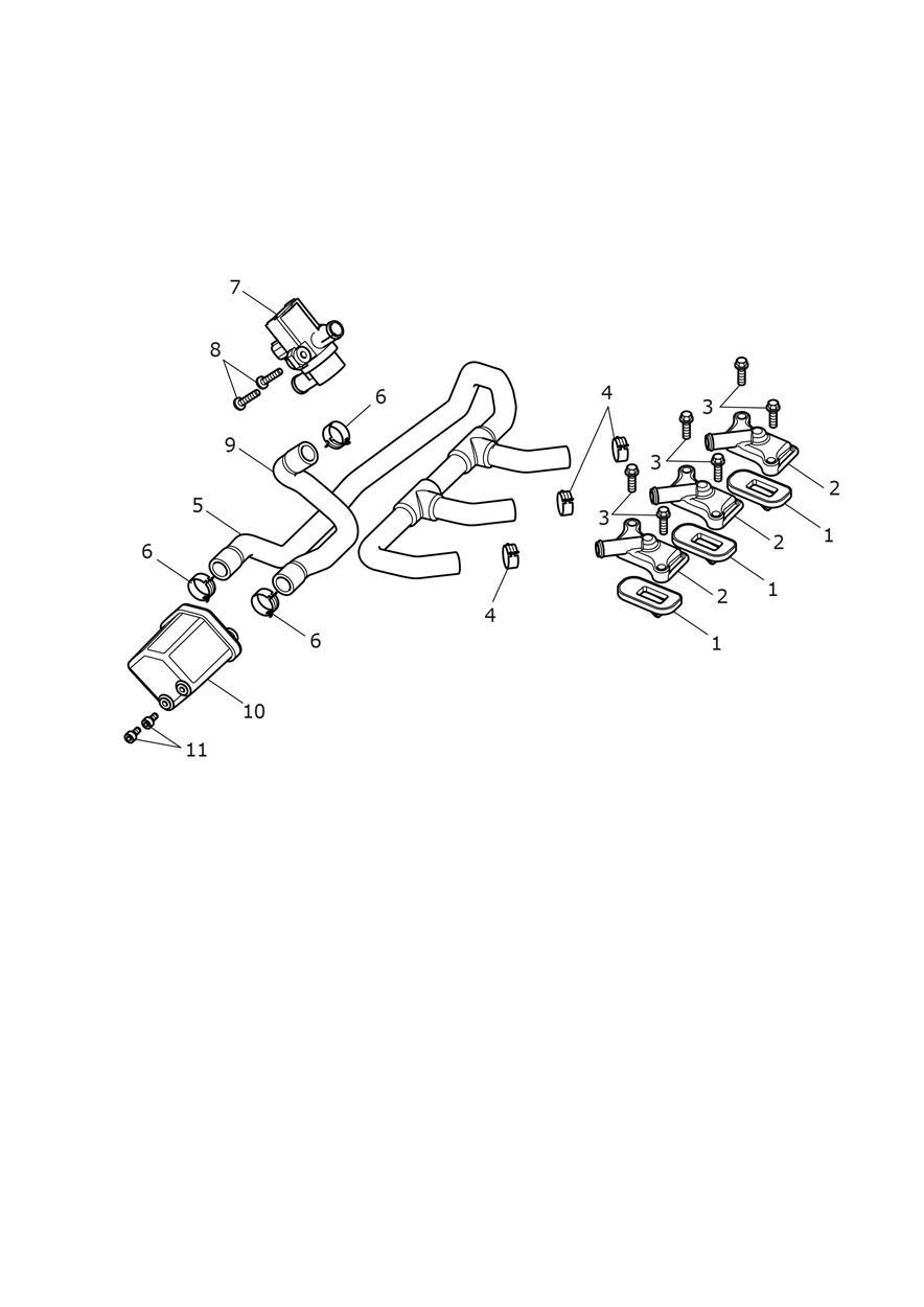 Emissions Control exploded diagram