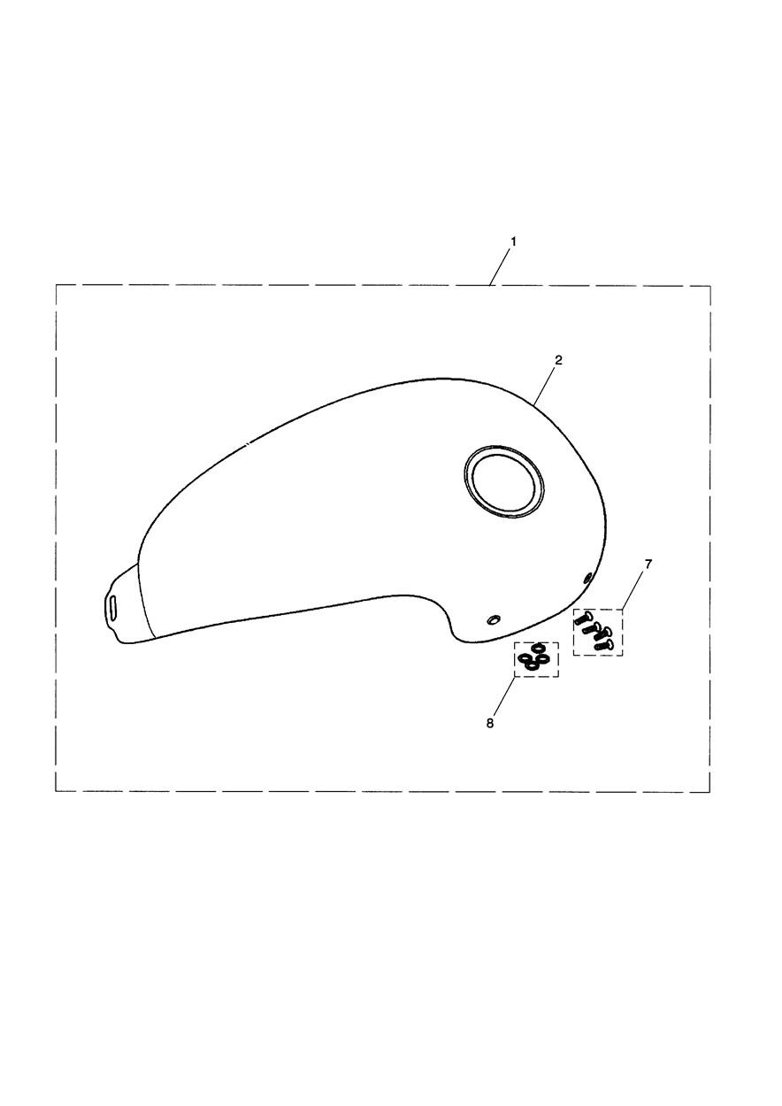 Tank Cover Kit exploded diagram