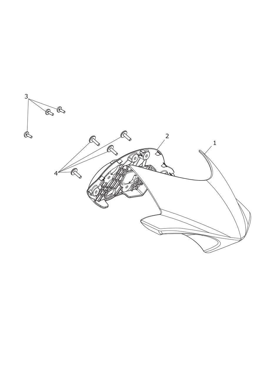 Flyscreen exploded diagram