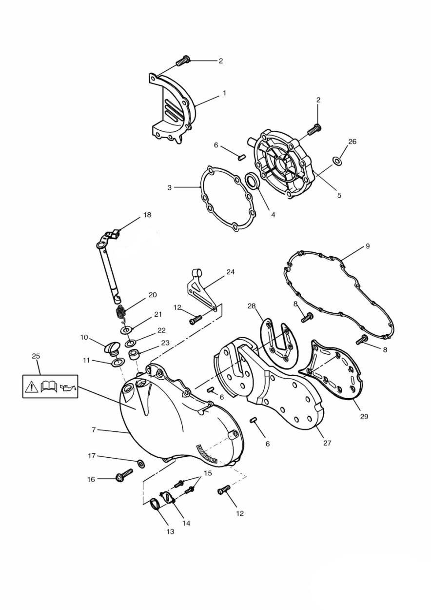 Engine Covers exploded diagram