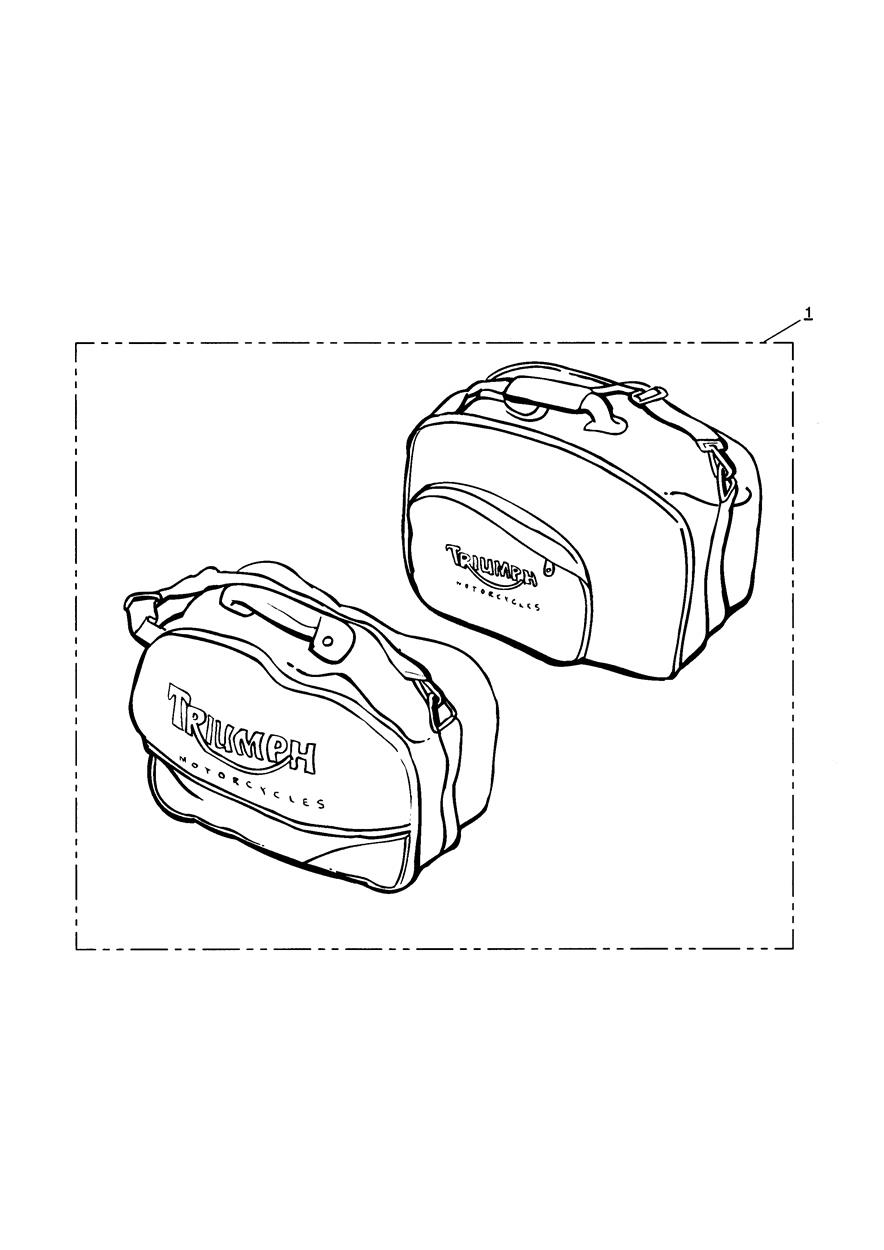 Pannier Inner Bags exploded diagram