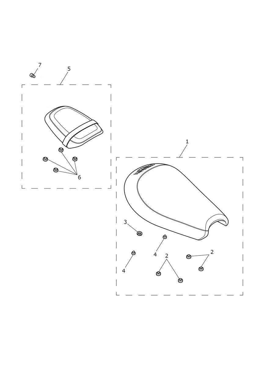 Seat Assembly exploded diagram