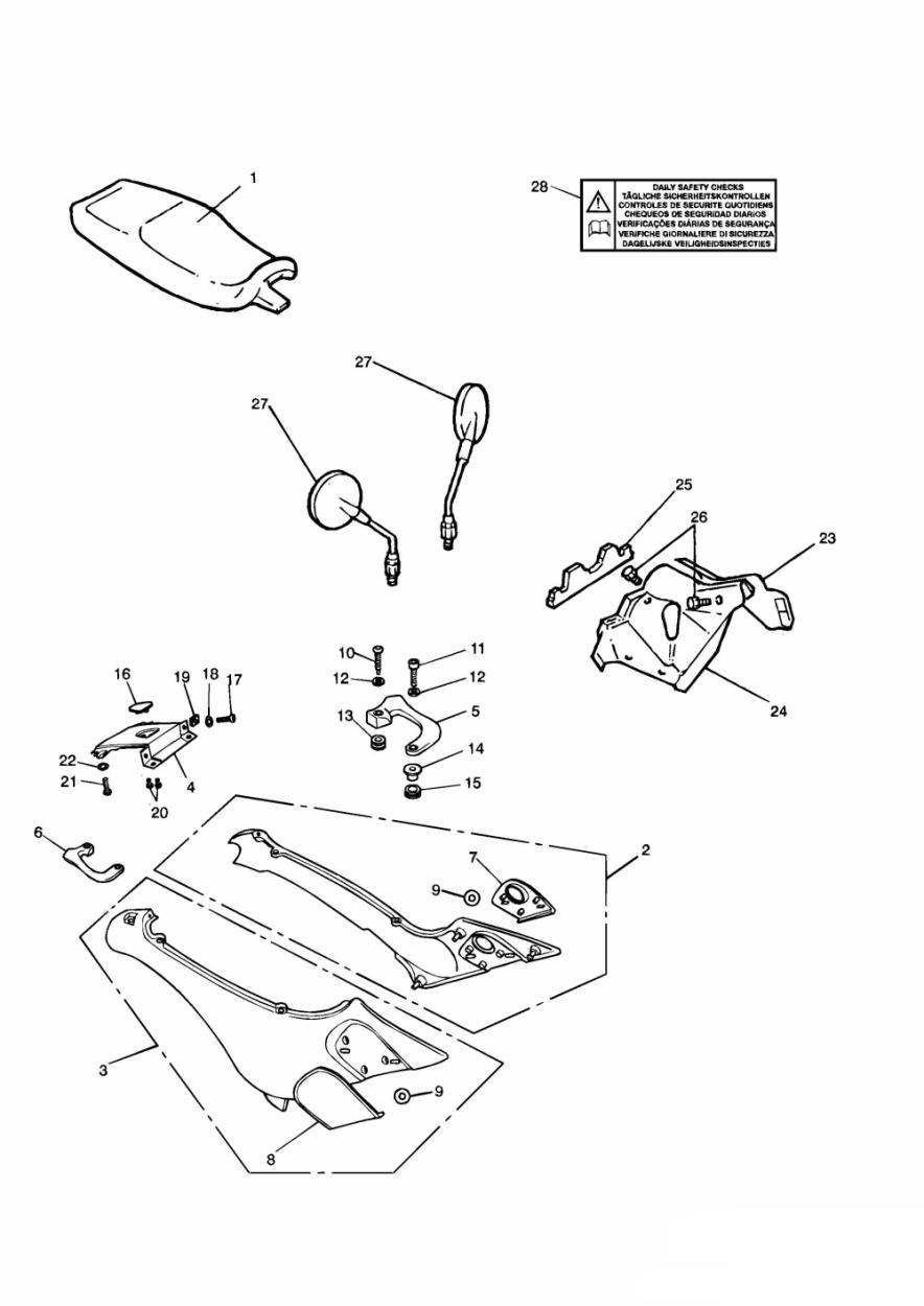 Bodywork exploded diagram
