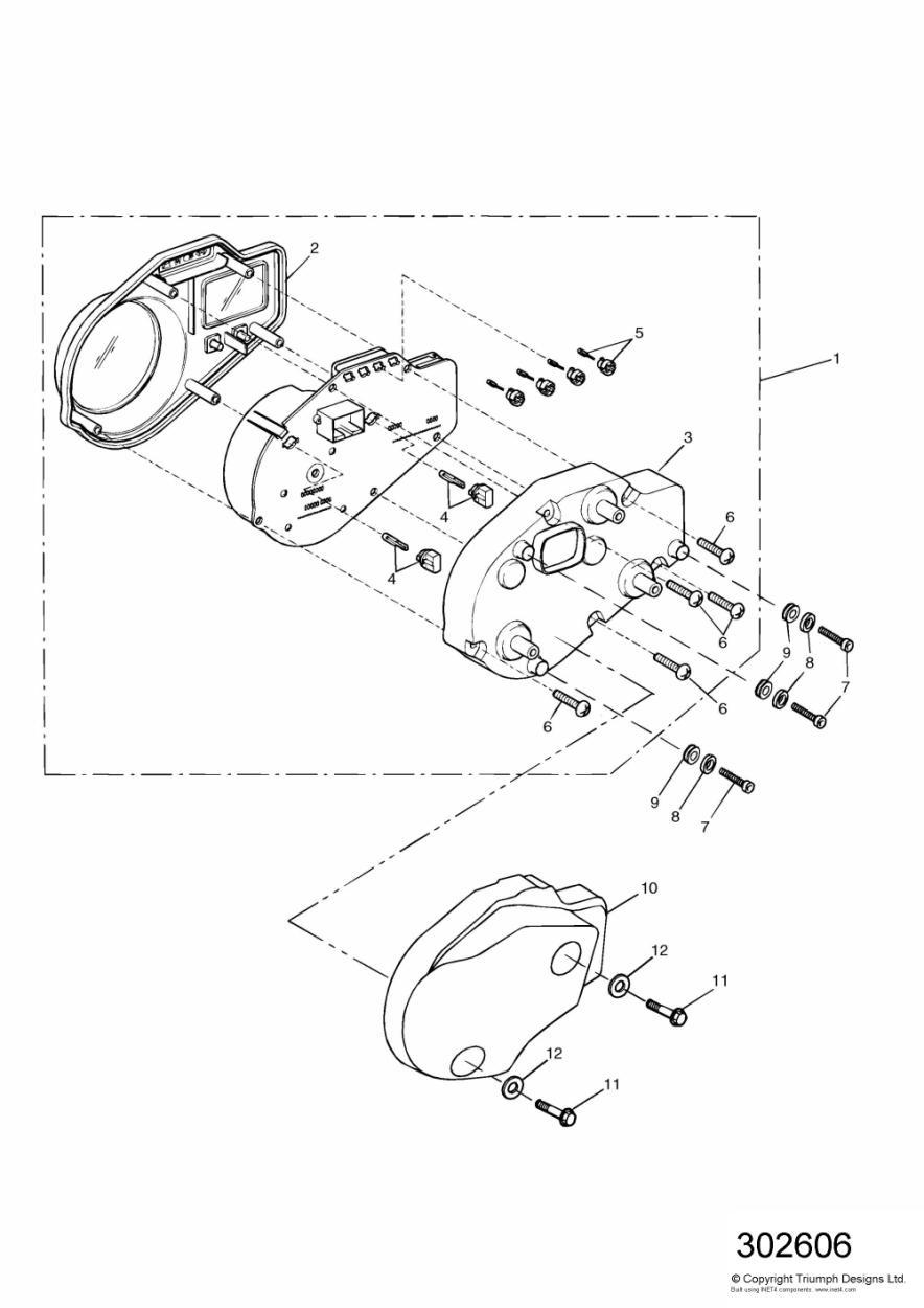 Instruments exploded diagram