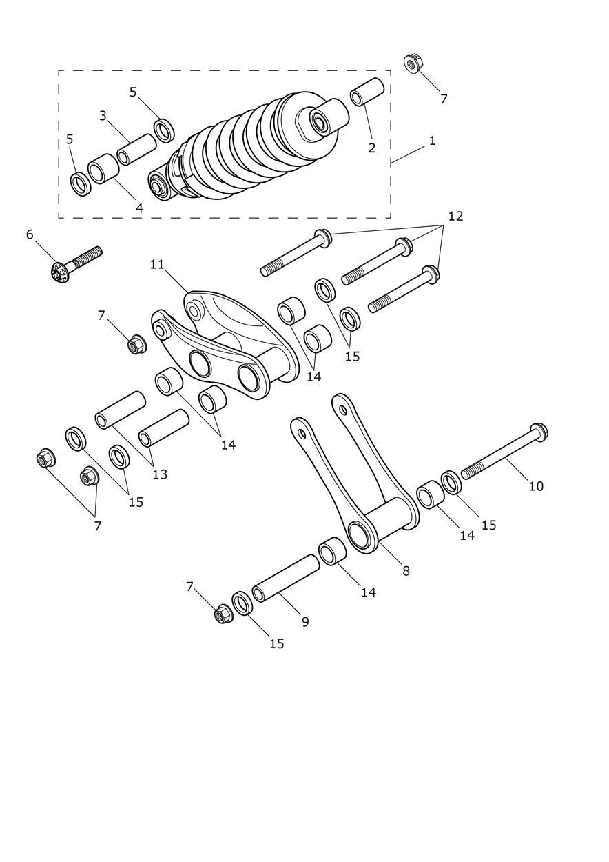 RSU and Linkage exploded diagram