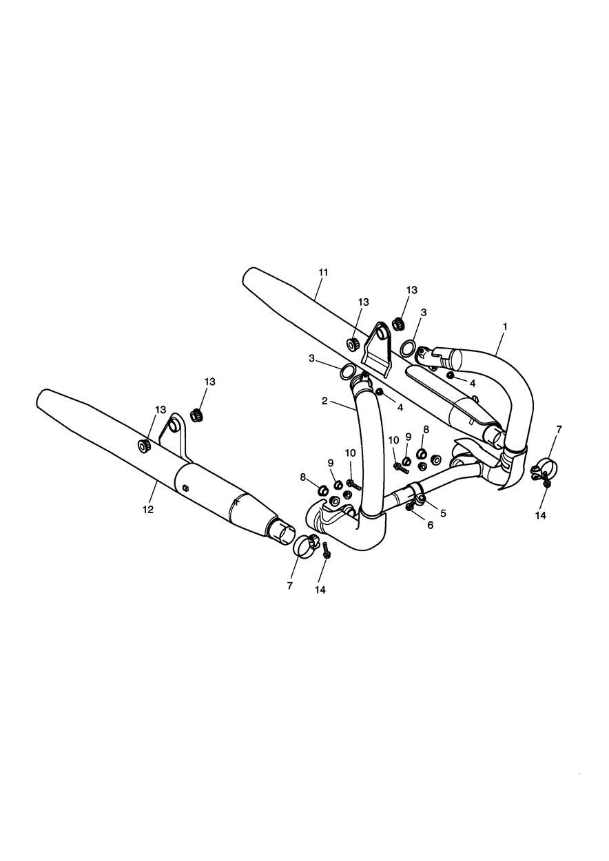 Exhaust System exploded diagram