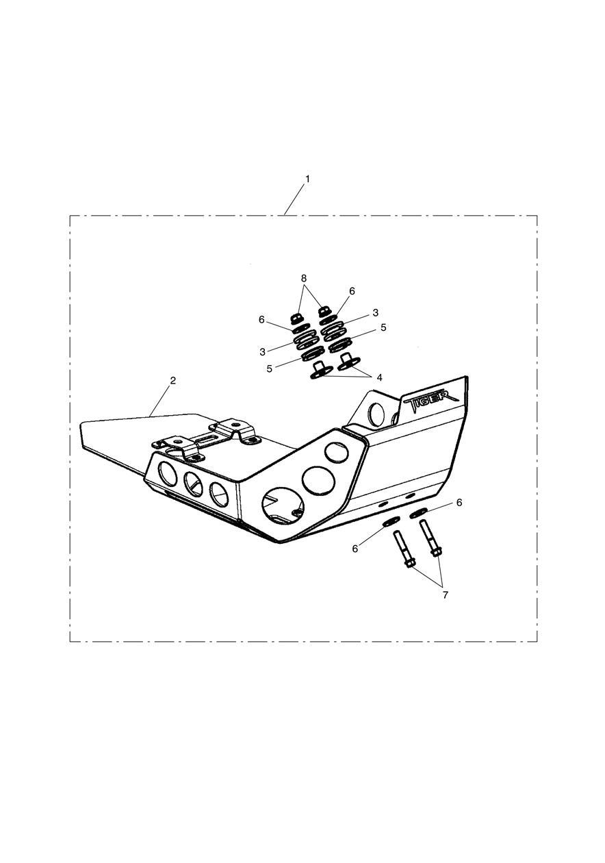 Sump Guard Kit exploded diagram