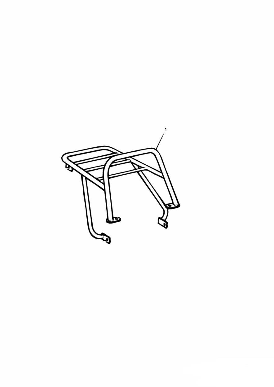 Top Rack (Tubular) exploded diagram