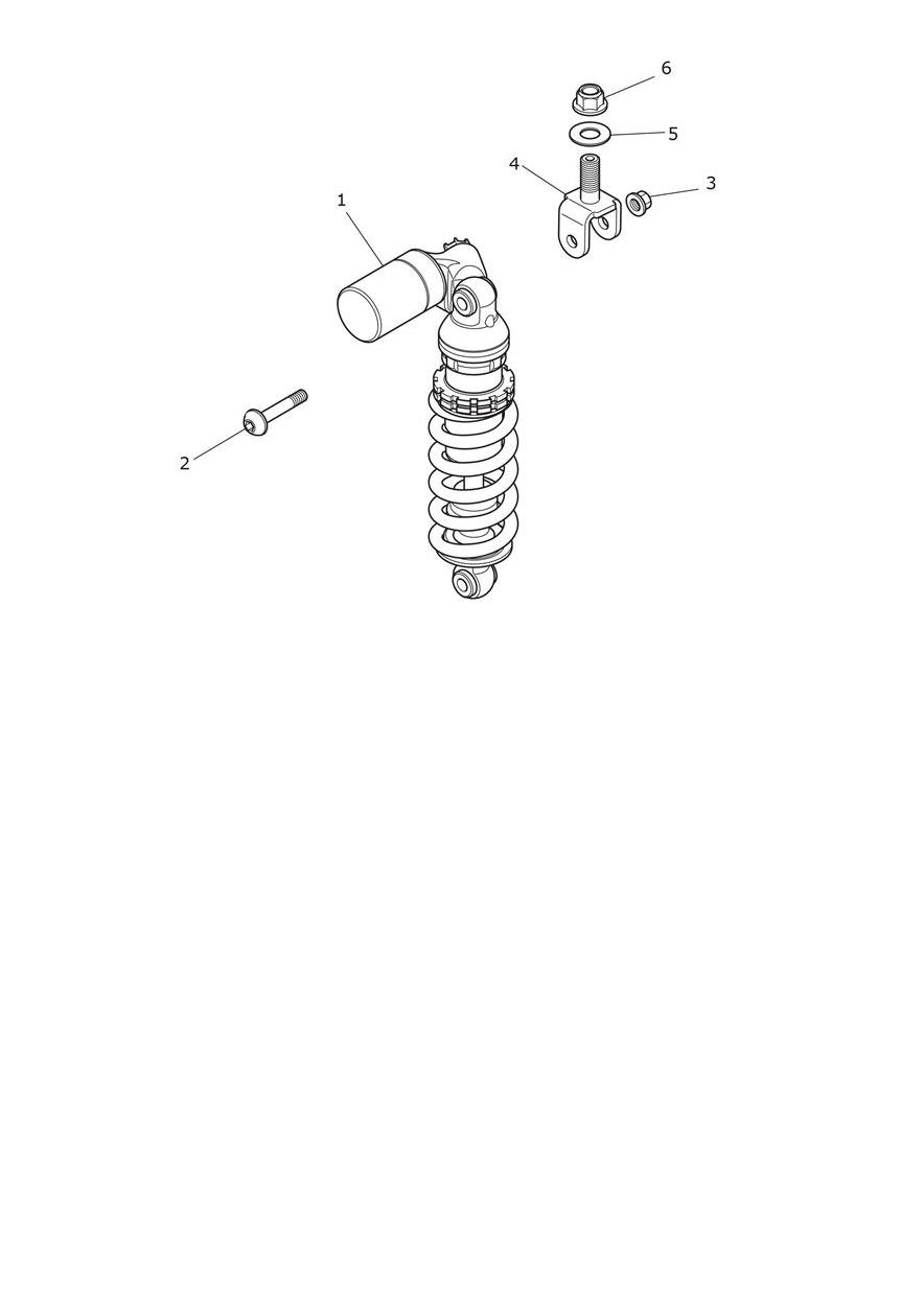 Rear Suspension Unit exploded diagram