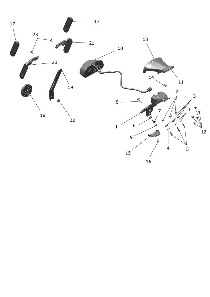 Rear Light exploded diagram