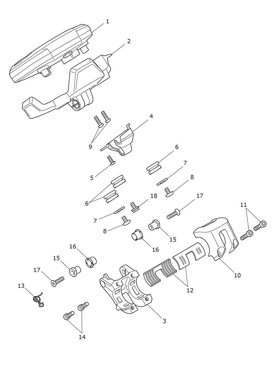 Instruments exploded diagram