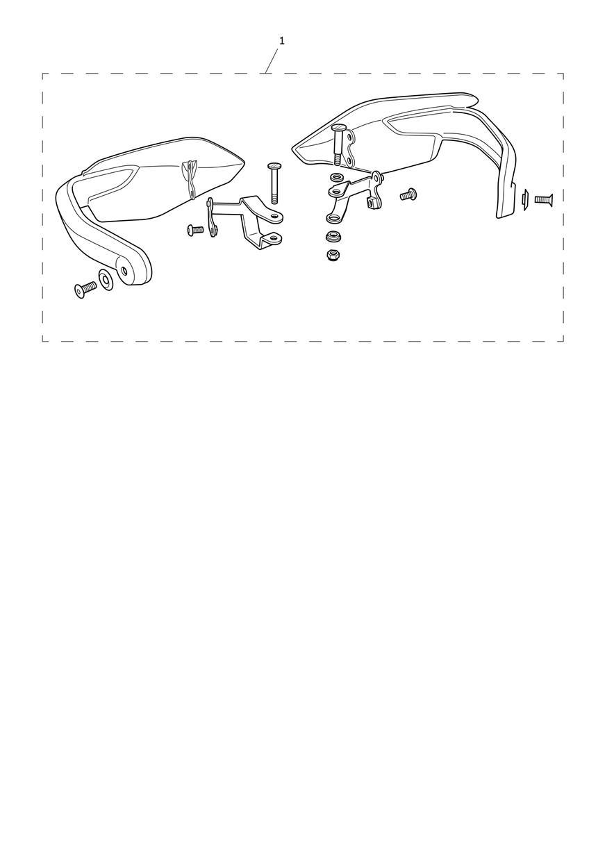 Handguards Kit exploded diagram