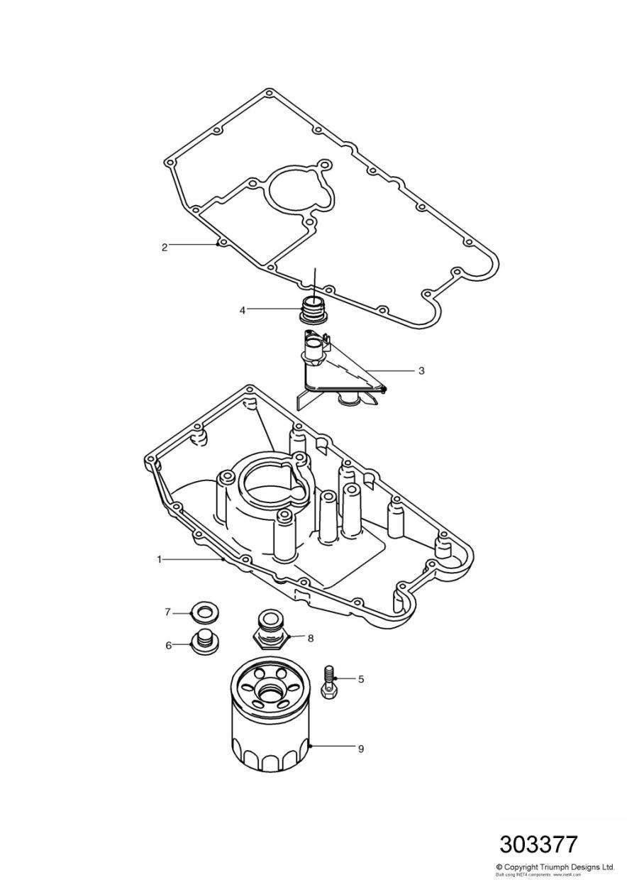 Sump exploded diagram