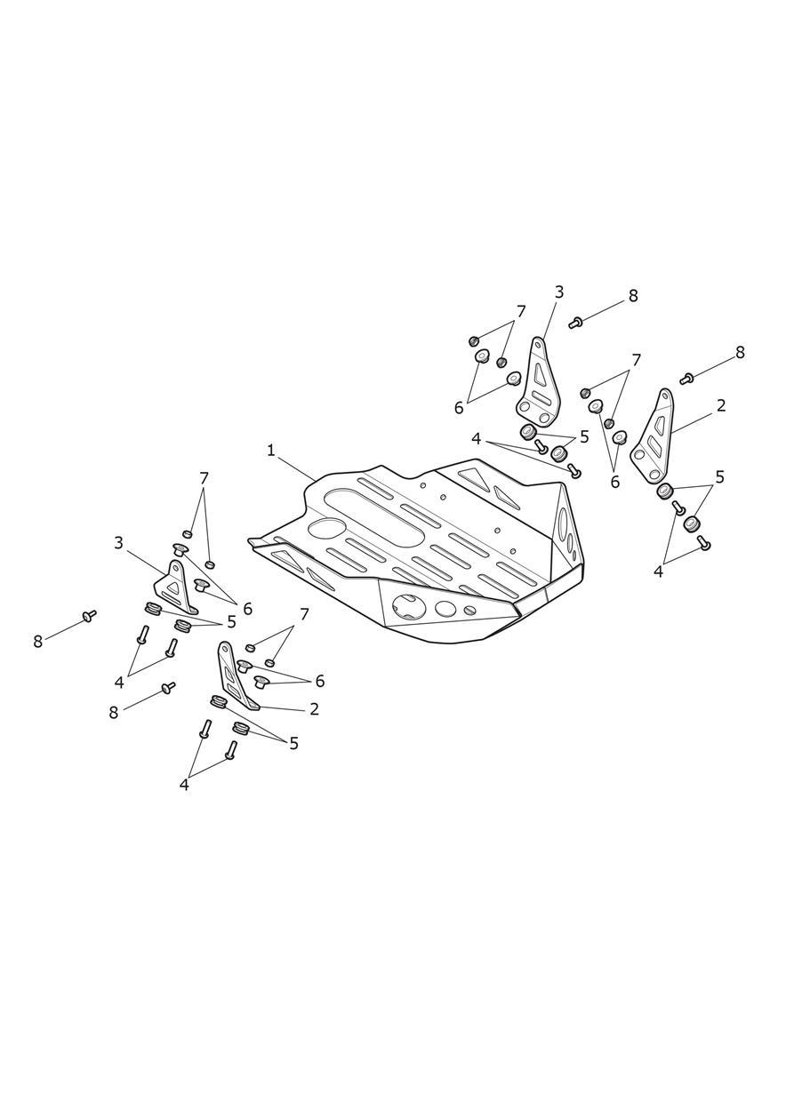 Sumpguard exploded diagram