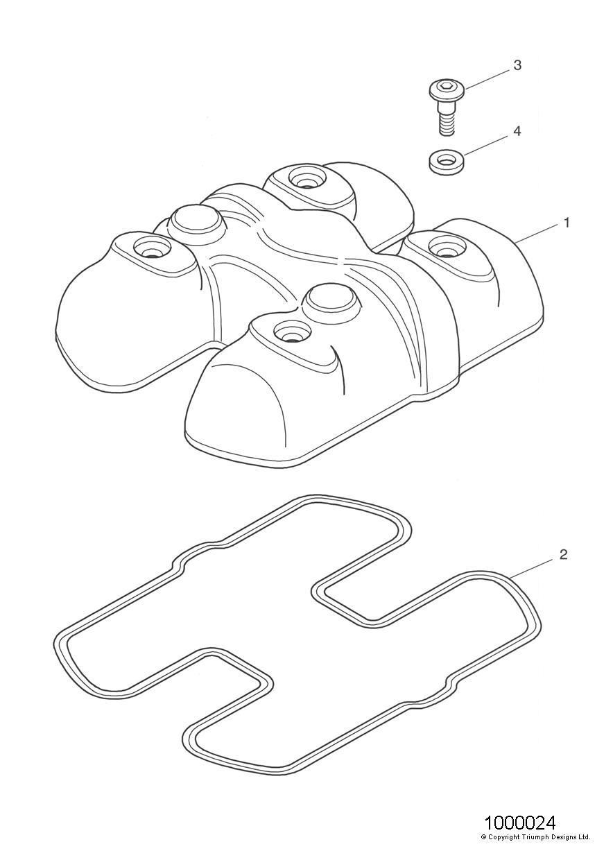 Cam Cover exploded diagram