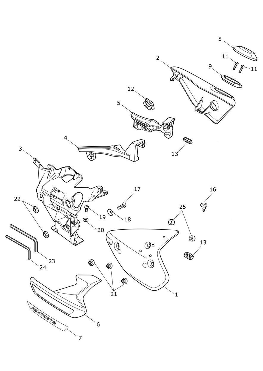 Side Panels exploded diagram