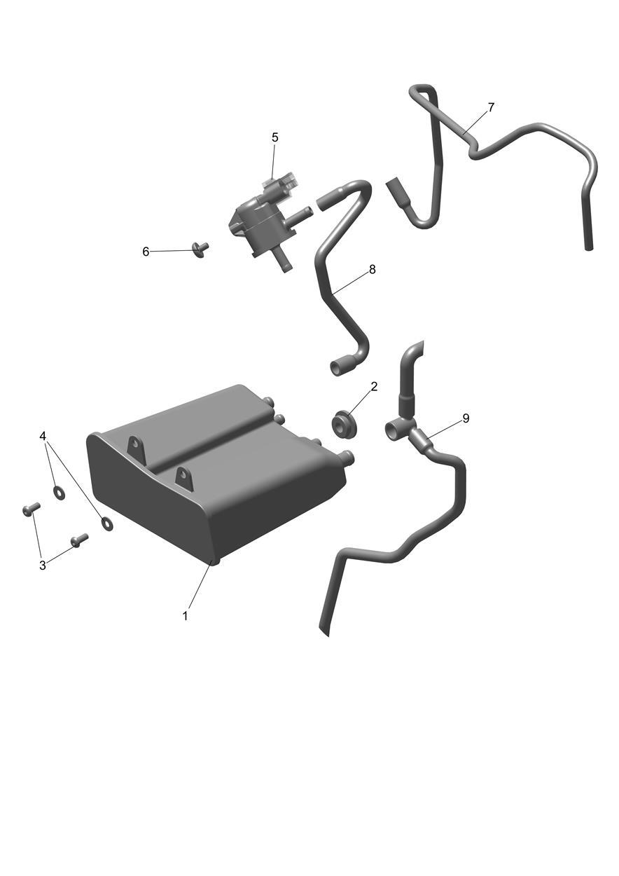Evap System exploded diagram