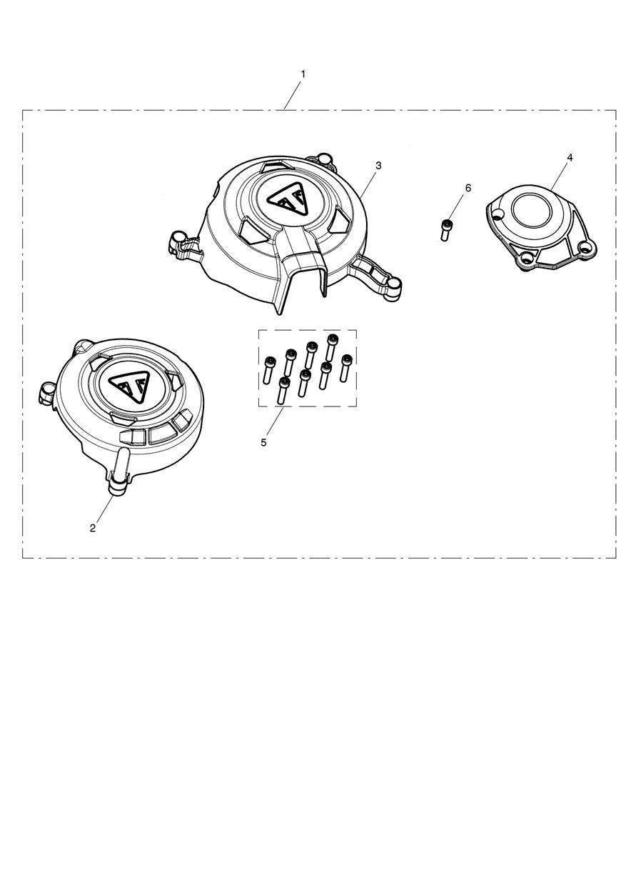 Cover Protectors Kit exploded diagram