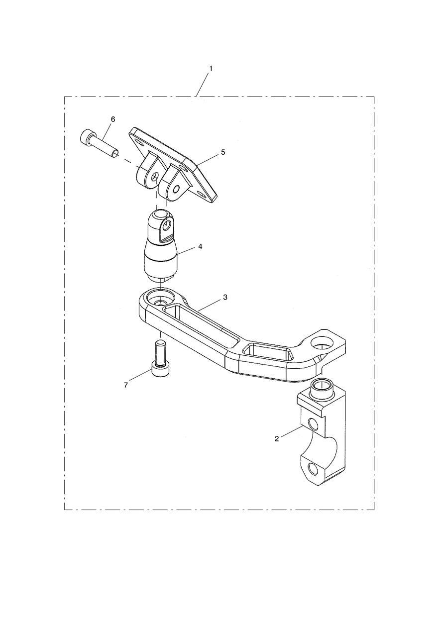 GPS Mount Kit exploded diagram